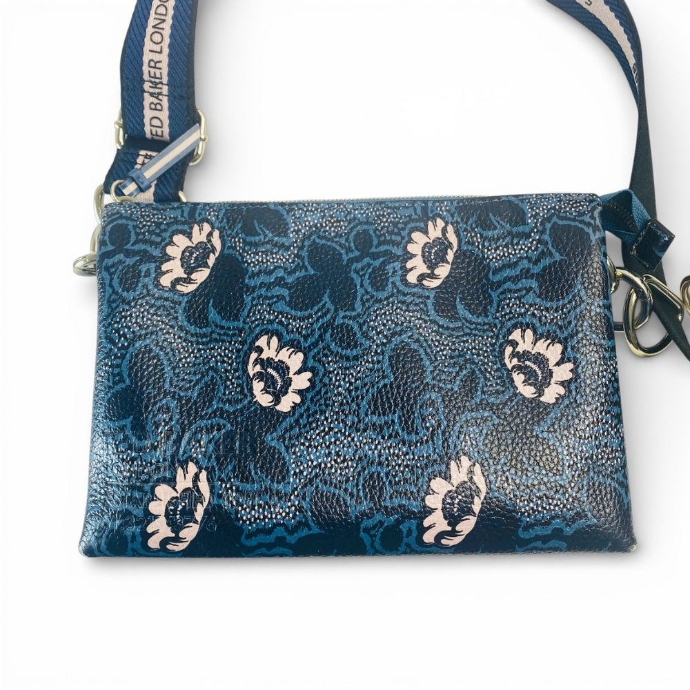 TED BAKER Darliey Leather Shoulder Crossbody Double Strap Bag - Picture 3 of 16